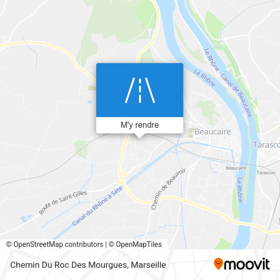 Chemin Du Roc Des Mourgues plan