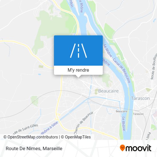 Route De Nîmes plan
