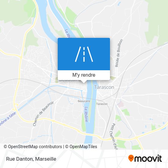 Rue Danton plan