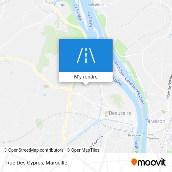 Rue Des Cyprès plan