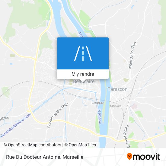 Rue Du Docteur Antoine plan