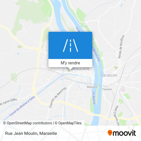 Rue Jean Moulin plan