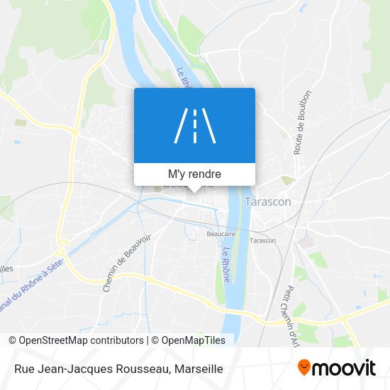 Rue Jean-Jacques Rousseau plan