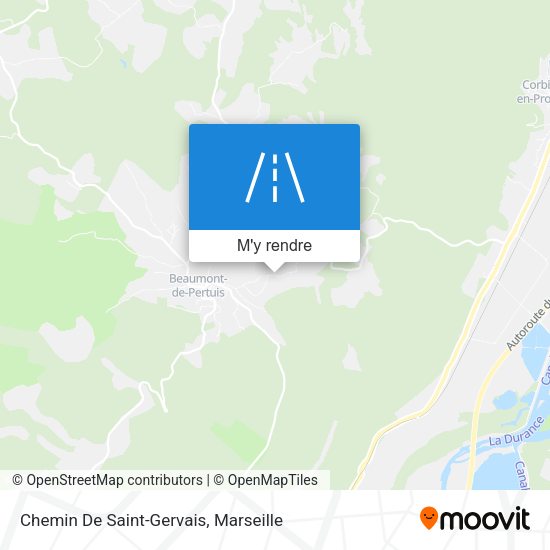 Chemin De Saint-Gervais plan