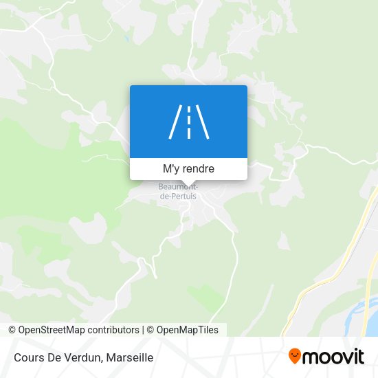 Cours De Verdun plan