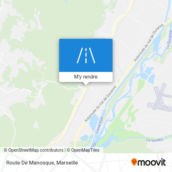 Route De Manosque plan