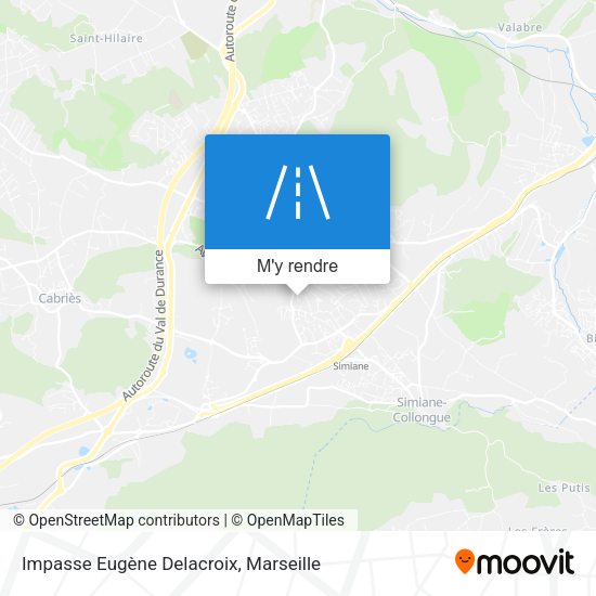 Impasse Eugène Delacroix plan