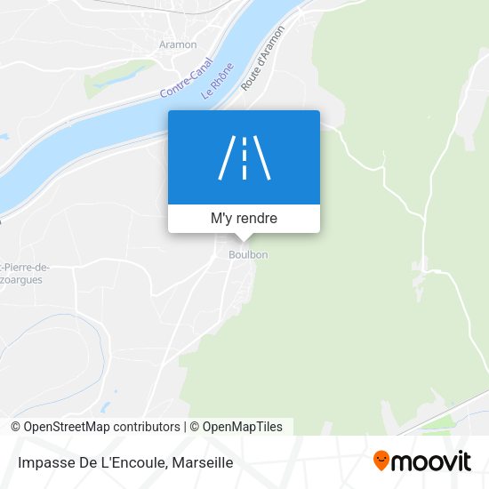 Impasse De L'Encoule plan