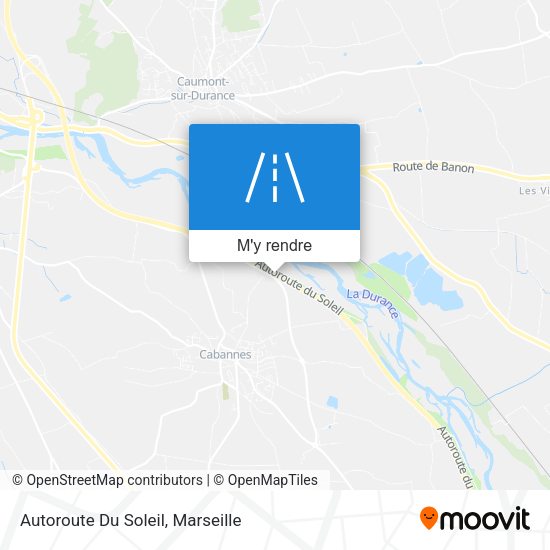 Autoroute Du Soleil plan