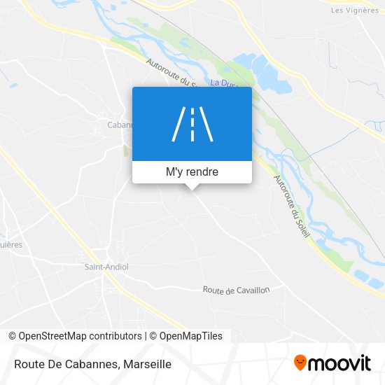 Route De Cabannes plan