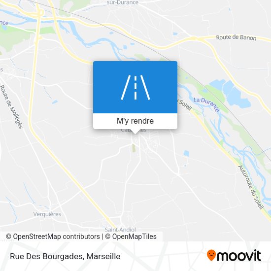 Rue Des Bourgades plan