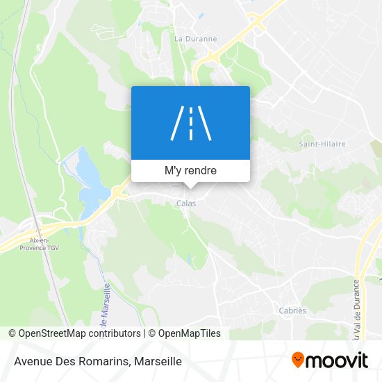Avenue Des Romarins plan
