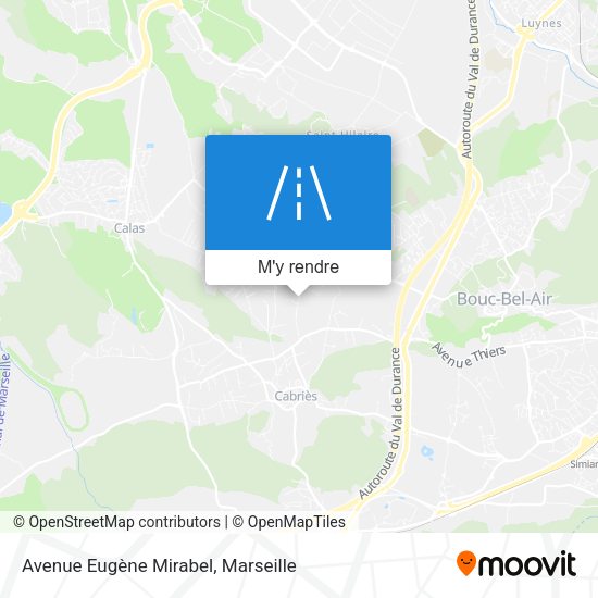 Avenue Eugène Mirabel plan