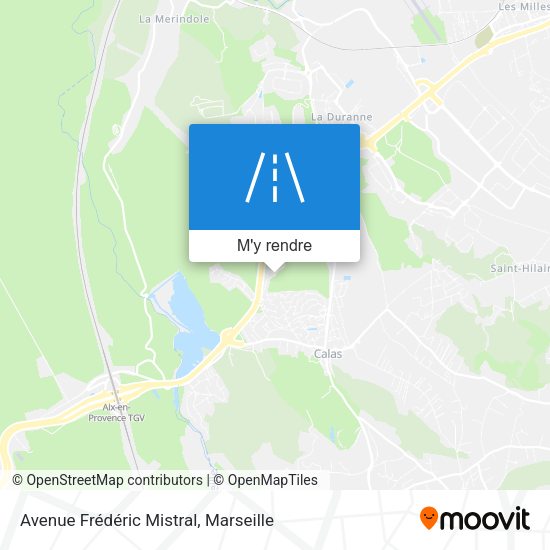 Avenue Frédéric Mistral plan