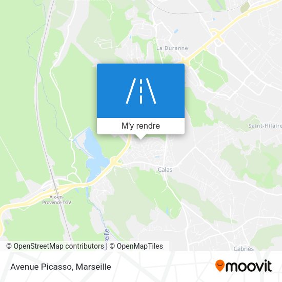 Avenue Picasso plan