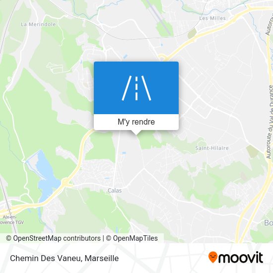 Chemin Des Vaneu plan