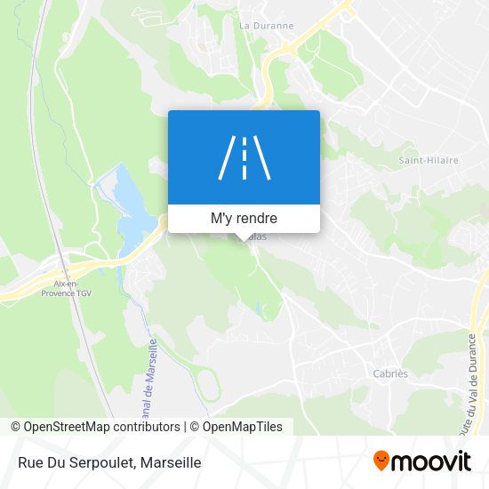 Rue Du Serpoulet plan