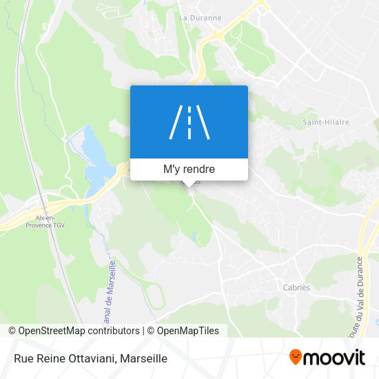 Rue Reine Ottaviani plan