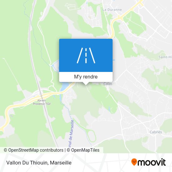 Vallon Du Thiouin plan