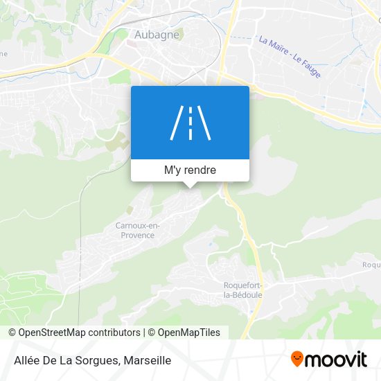Allée De La Sorgues plan