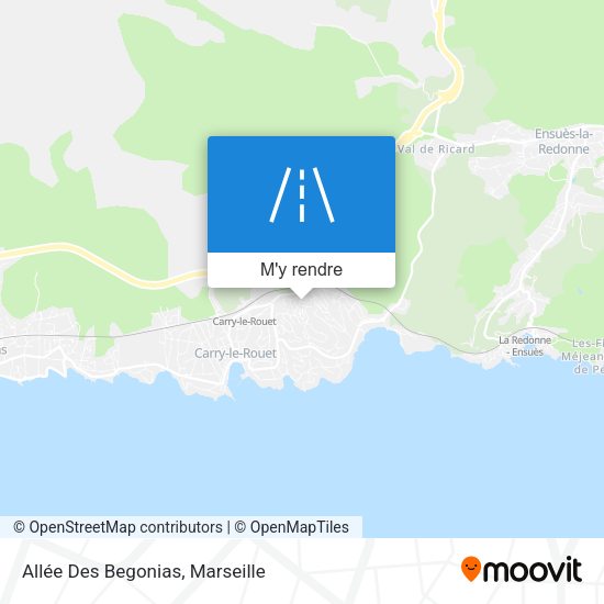 Allée Des Begonias plan