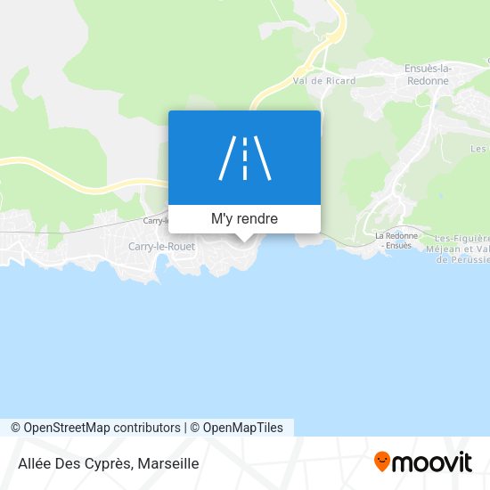Allée Des Cyprès plan