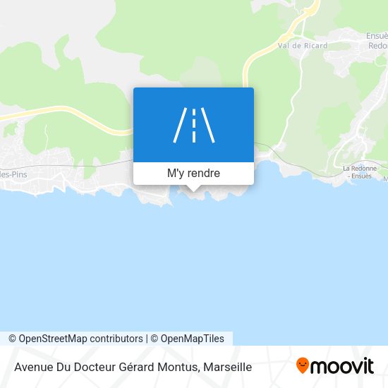 Avenue Du Docteur Gérard Montus plan