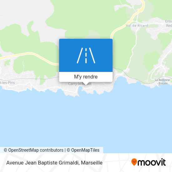 Avenue Jean Baptiste Grimaldi plan