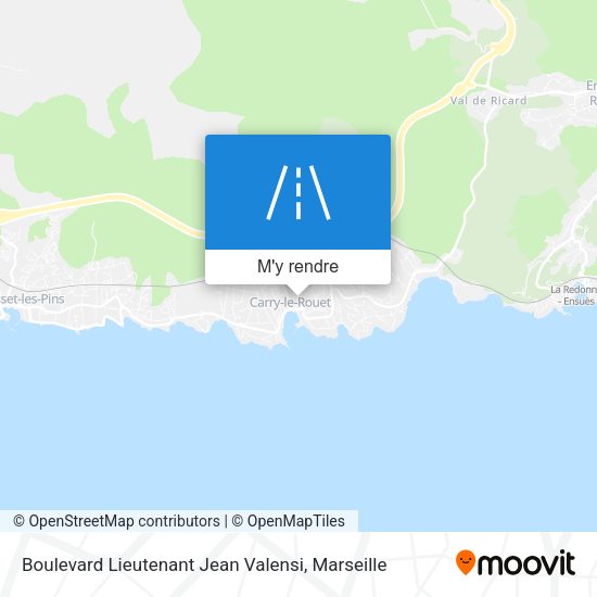 Boulevard Lieutenant Jean Valensi plan