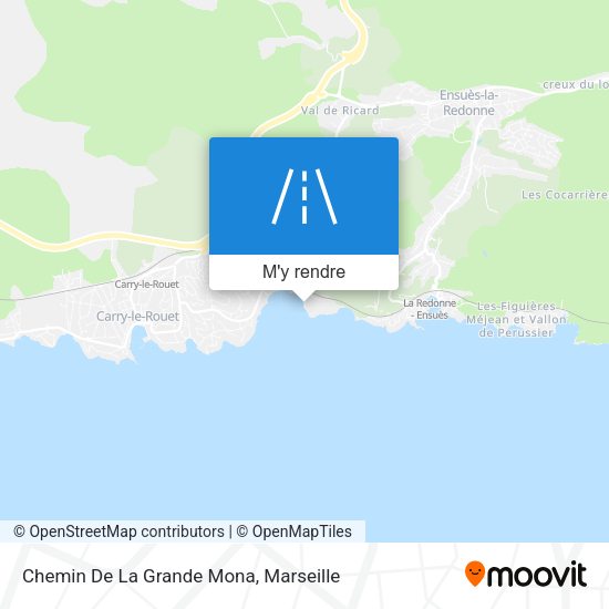 Chemin De La Grande Mona plan