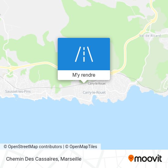 Chemin Des Cassaïres plan