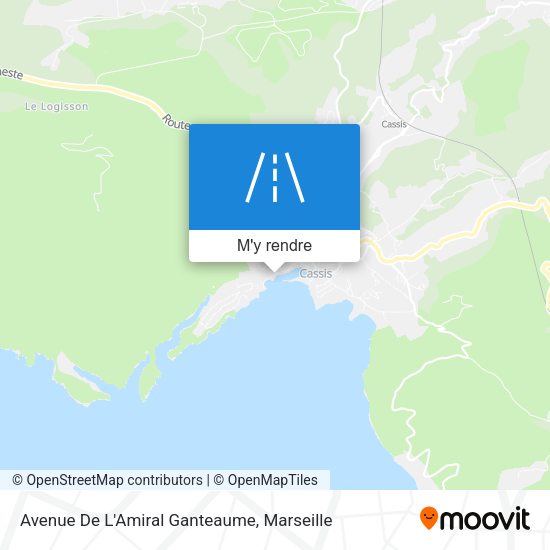 Avenue De L'Amiral Ganteaume plan