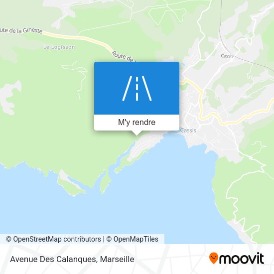 Avenue Des Calanques plan