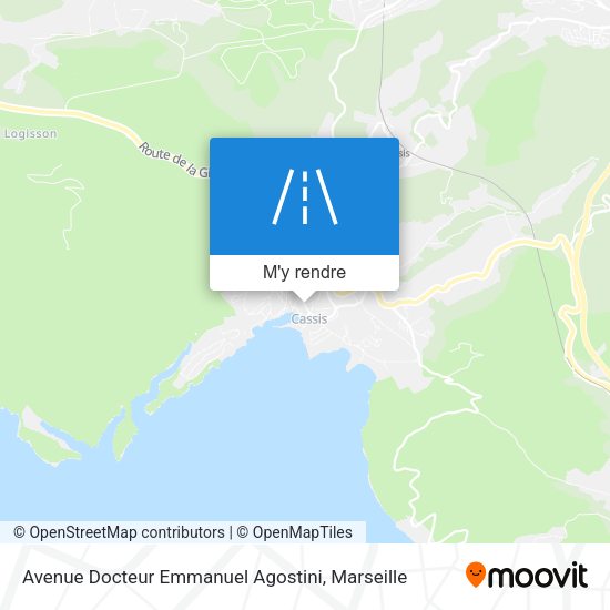 Avenue Docteur Emmanuel Agostini plan