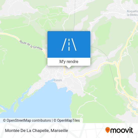 Montée De La Chapelle plan