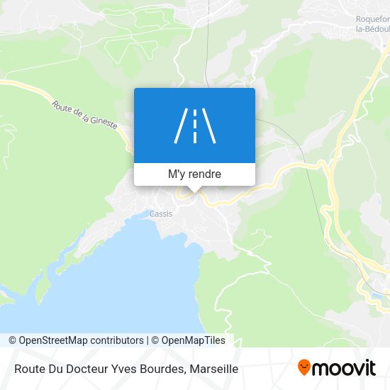 Route Du Docteur Yves Bourdes plan