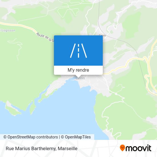 Rue Marius Barthelemy plan