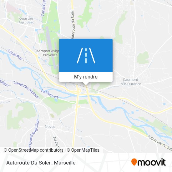 Autoroute Du Soleil plan