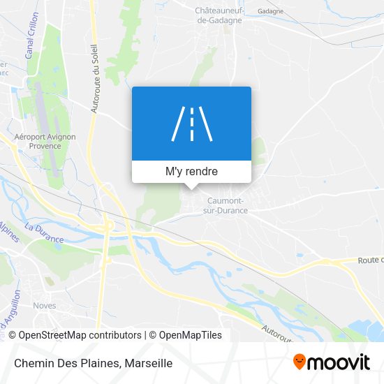 Chemin Des Plaines plan