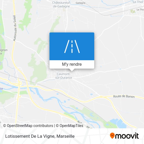 Lotissement De La Vigne plan
