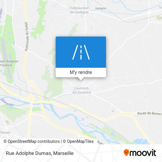 Rue Adolphe Dumas plan