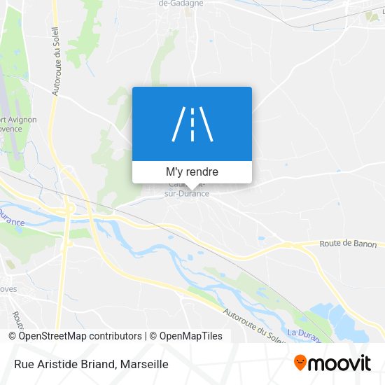 Rue Aristide Briand plan