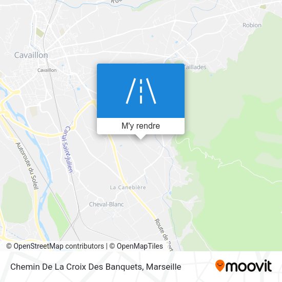 Chemin De La Croix Des Banquets plan