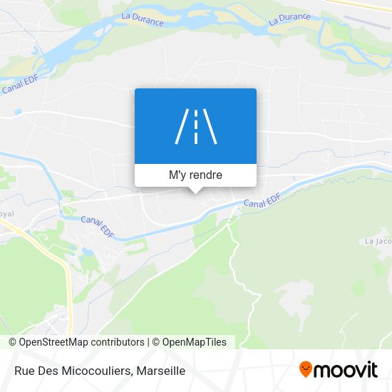 Rue Des Micocouliers plan