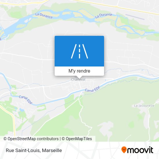 Rue Saint-Louis plan