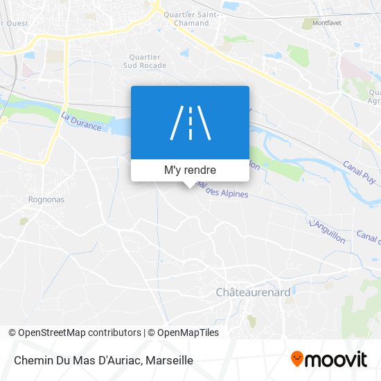 Chemin Du Mas D'Auriac plan