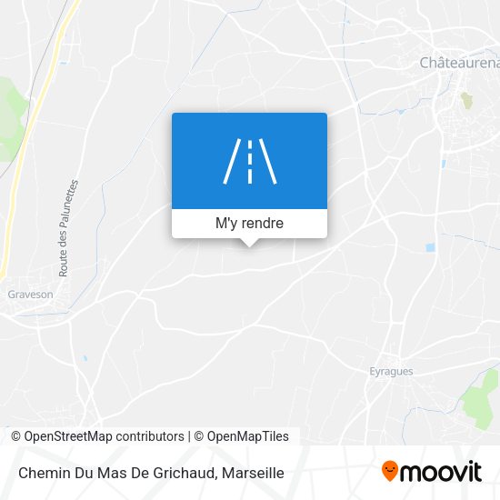 Chemin Du Mas De Grichaud plan