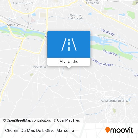 Chemin Du Mas De L'Olive plan