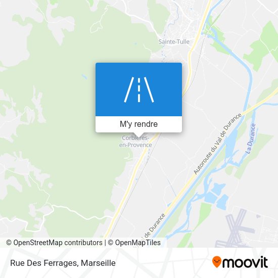 Rue Des Ferrages plan
