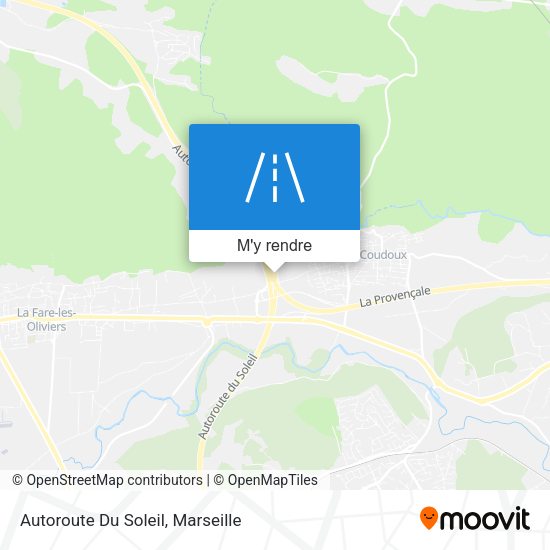 Autoroute Du Soleil plan